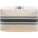 Ophemert Cream/Blue Pouf
