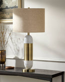 Monte Modern Metallic - Gold Table Lamp