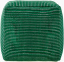 Ronald Lunar Green Pouf