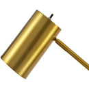Zakery Rustic Gold Floor Lamp