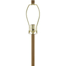 Shondell Rustic Brown Floor Lamp