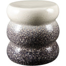 Mustafa Blue Garden Stool