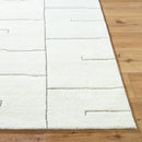 Adrien Global Light Silver Area Rug