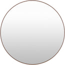 Jarron Modern Dark Brown Wall Mirror
