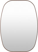 Stephannie Modern Dark Brown Wall Mirror