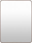Renna Modern Dark Brown Wall Mirror