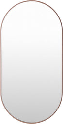 Soyla Modern Dark Brown Wall Mirror
