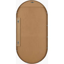 Soyla Modern Dark Brown Wall Mirror