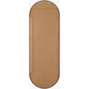 Ellyn Modern Dark Brown Wall Mirror