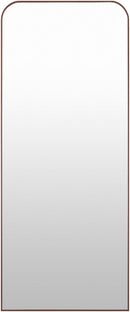 Lashunda Modern Dark Brown Wall Mirror