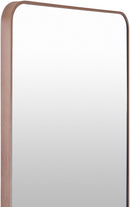 Shantaya Modern Dark Brown Wall Mirror