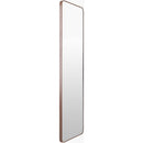 Shantaya Modern Dark Brown Wall Mirror