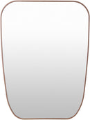 Samone Modern Dark Brown Wall Mirror