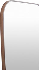 Samone Modern Dark Brown Wall Mirror