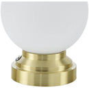 Edmonton Rustic Metallic - Gold Table Lamp