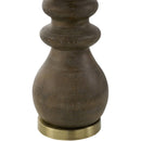 Allenhurst Rustic Dark Brown Table Lamp