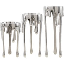 Keera Metallic - Silver Candleholder