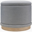 Rossi Gray/Brown Ottoman