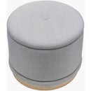 Rossi Gray/Brown Ottoman