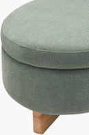 Sherece Teal Ottoman