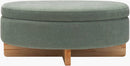 Sherece Teal Ottoman
