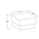 Shelonda White Ottoman