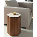 Marana Beige/Brown End Table
