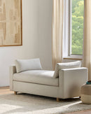 Marcella White/Brown Bench