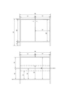 Lyra Brown Cabinet