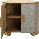 Renaldo Silver Cabinet