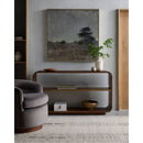 Maghen Dark Brown Console Table