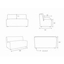 Lavaris Beige Bench