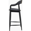 Kaeleigh Black Bar Stool