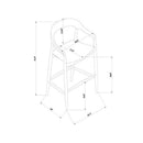 Kaeleigh Black Bar Stool