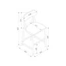 Karrie Medium Brown Bar Stool