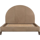 Sascha Dark Brown Upholstered Bed