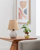 Keaira Traditional White Table Lamp