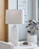 Meir Traditional White Table Lamp
