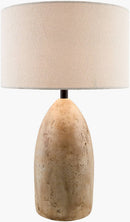 Howard Traditional Brown/White Table Lamp