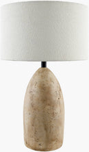 Howard Traditional Brown/White Table Lamp