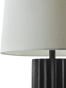 Jeanene Traditional Black Table Lamp