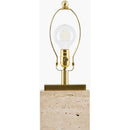 Baudilio Traditional Yellow/Brown Floor Lamp