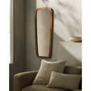 Tess Modern Brown Wall Mirror