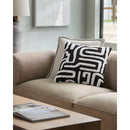 Charish White/Black Pillow Cover