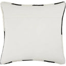 Judie White/Black Pillow Cover