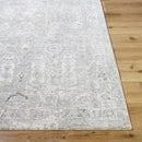 Crossett Traditional Sterling Grey Area Rug