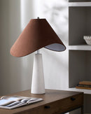 Brannon Traditional Tan/White Table Lamp