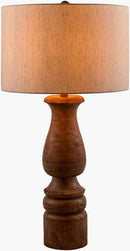 Tye Traditional Dark Brown Table Lamp