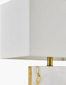 Tyrel Rustic White Table Lamp