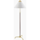 Rica Modern Brown/Gold Floor Lamp